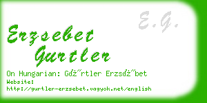 erzsebet gurtler business card